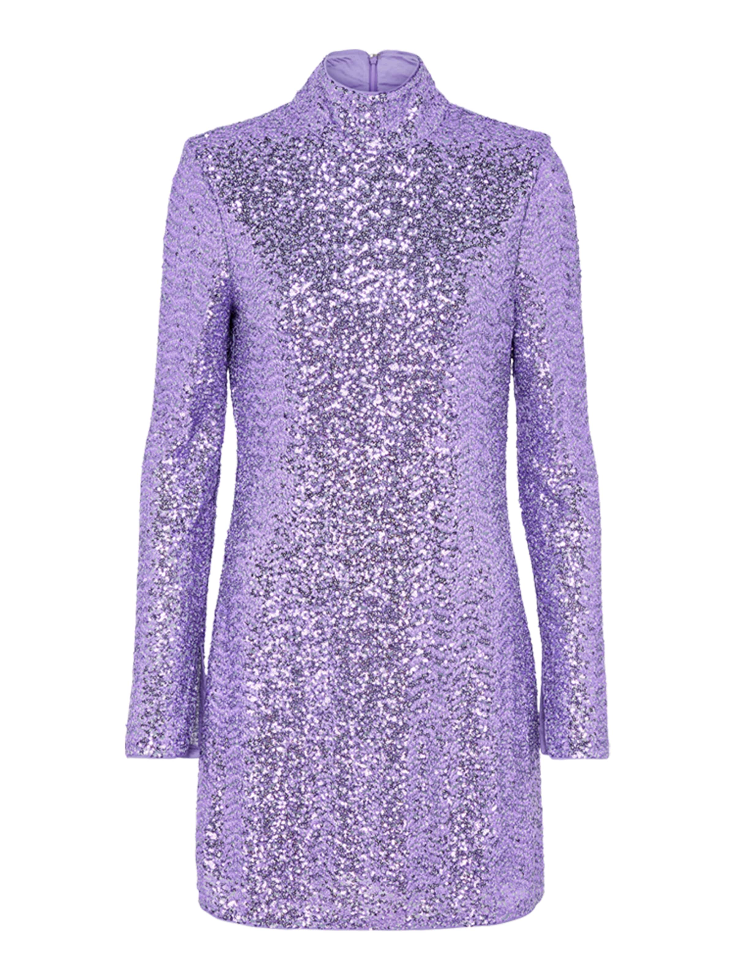 Abito 'HYPNOTIZED' di UNFOLLOWED x ABOUT YOU in lilla: frontale