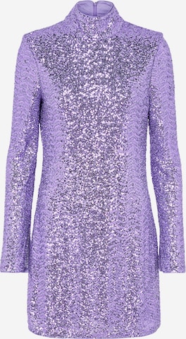 Robe 'HYPNOTIZED' UNFOLLOWED x ABOUT YOU en violet : devant