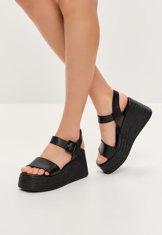 CESARE GASPARI Sandals in Black