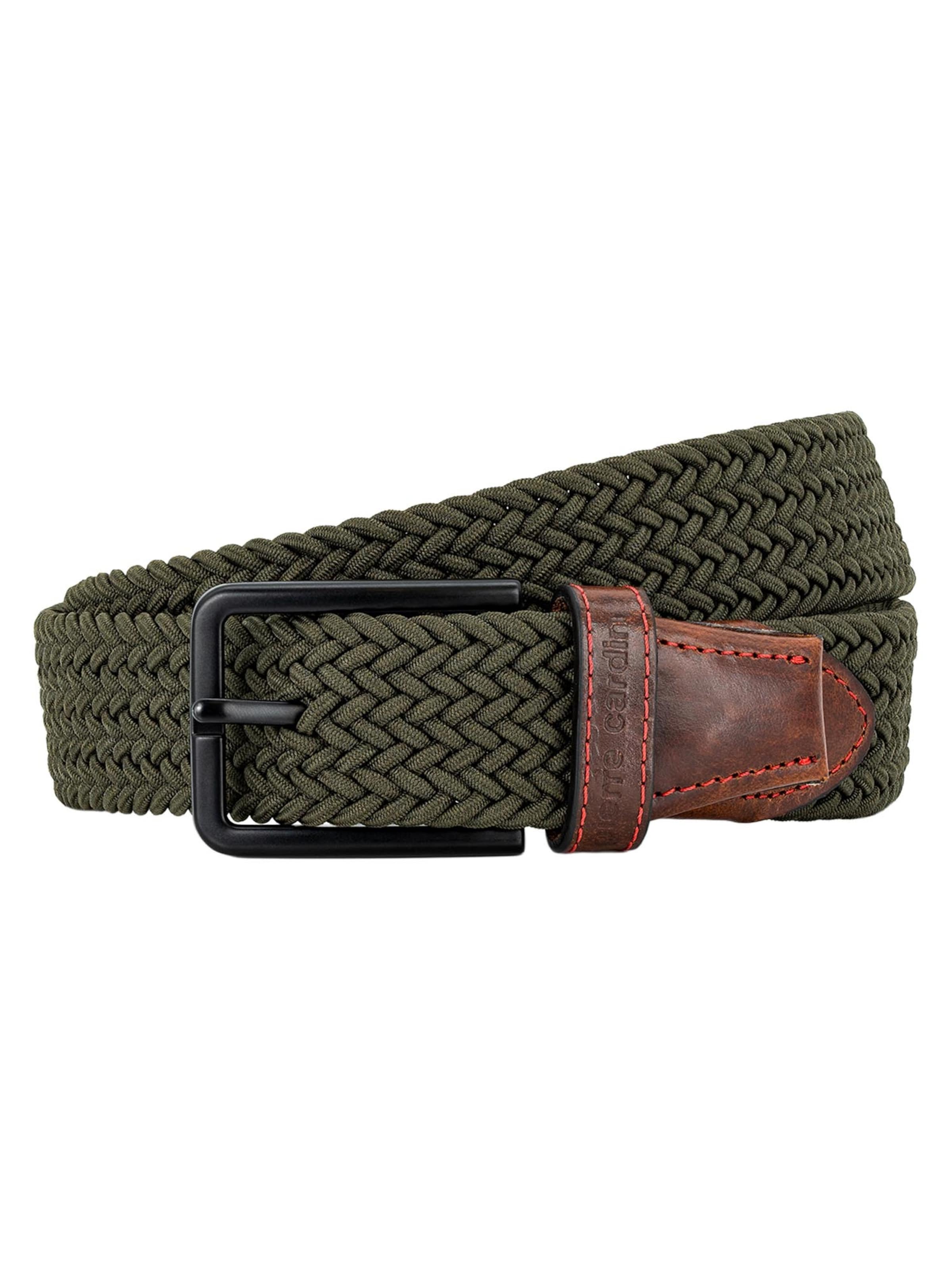 PIERRE CARDIN Gürtel 'Basic'‌‌‌‌‌‌‌ in Grün: Vorderseite