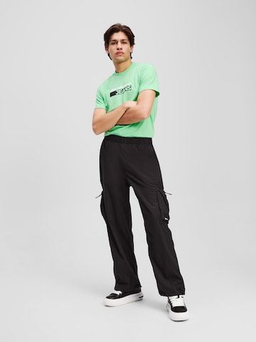 Loosefit Pantaloni cargo di Karl Lagerfeld in nero: frontale