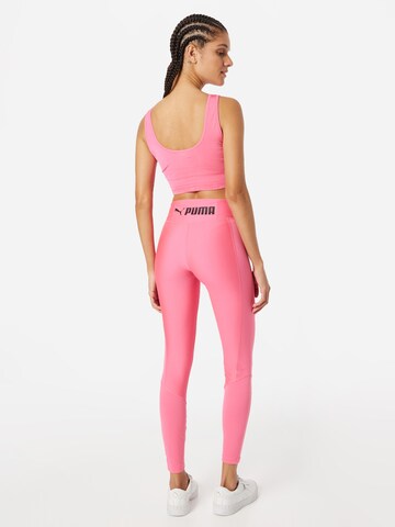 PUMA Skinny Urheiluhousut 'Fit Eversculpt High Waist Tight' värissä vaaleanpunainen