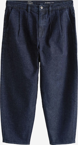 Next Barrel Τζιν πλισέ σε μπλε: μπροστά