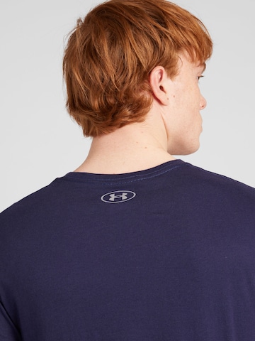 T-Shirt fonctionnel 'FOUNDATION' UNDER ARMOUR en bleu