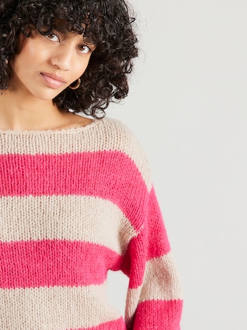 VILA Sweter 'CHOCA' w kolorze różowy