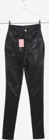 PrettyLittleThing Pants in XXS in Black: front