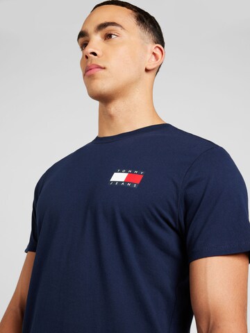 Tommy Jeans Koszulka 'ESSENTIAL' w kolorze niebieski