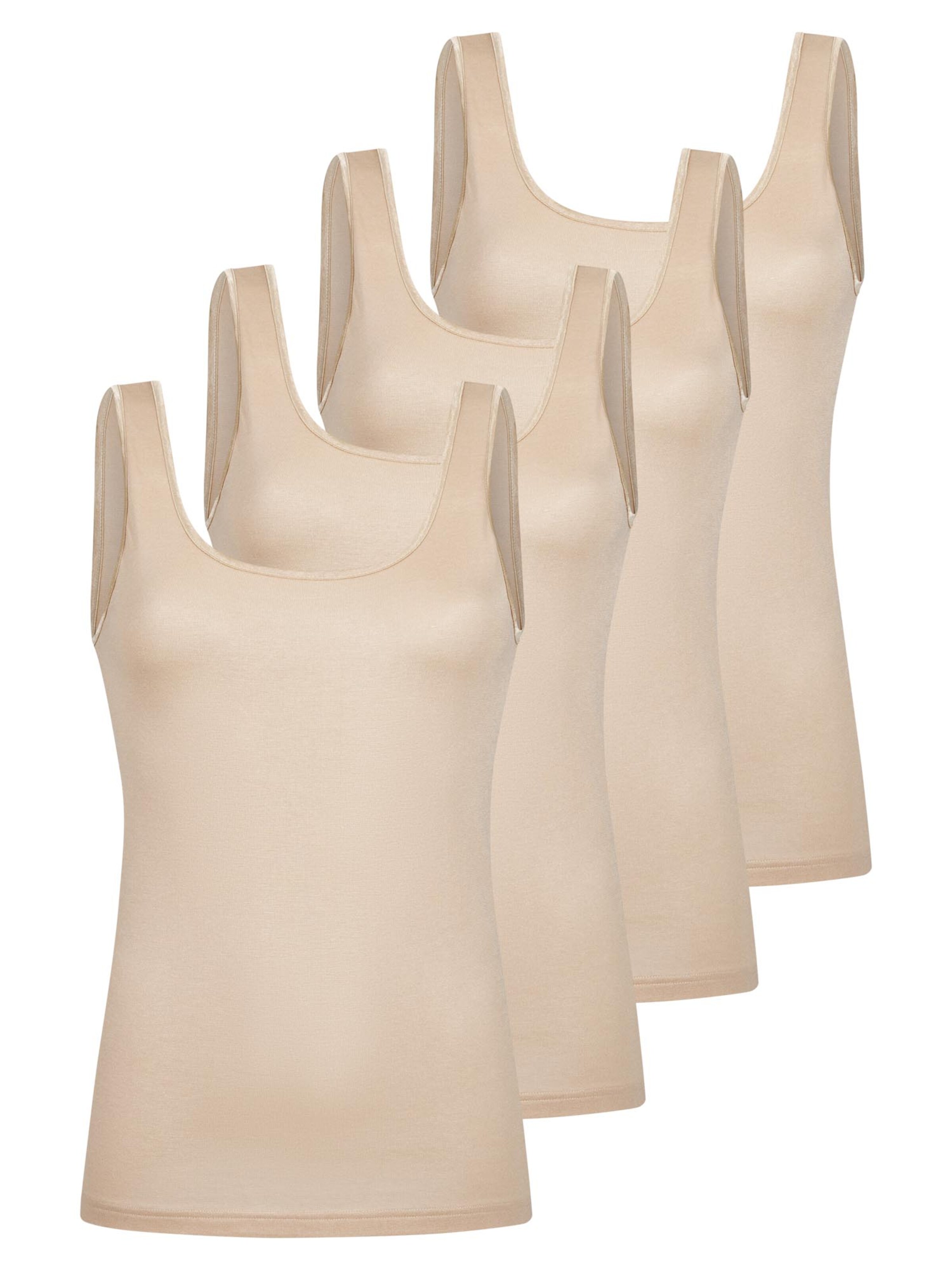Nina von C. Onderhemd 'Motion' in Beige: voorkant