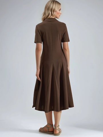 Busem Dress 'Midi' in Brown