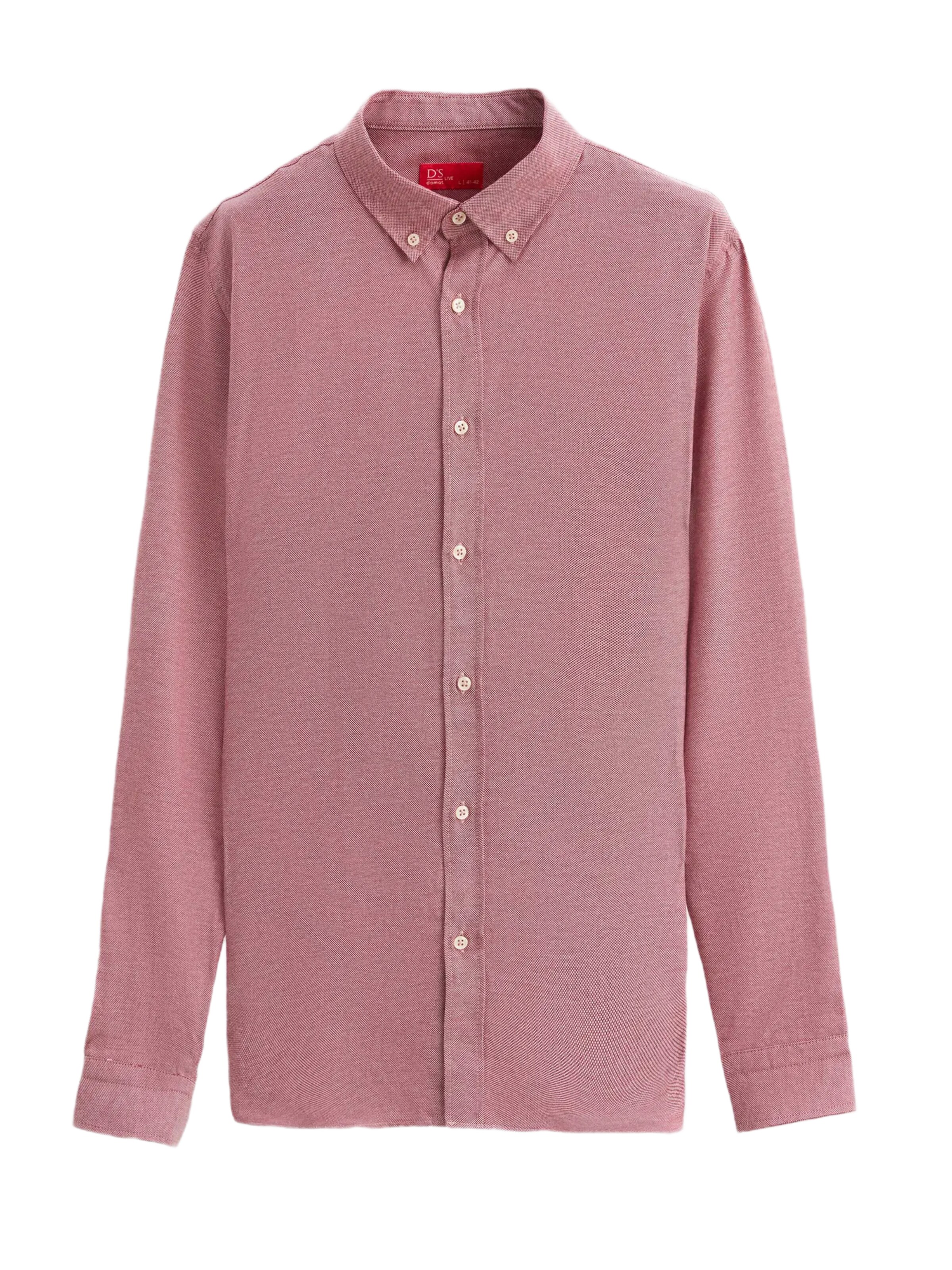 D’S Damat Overhemd in Rood: voorkant