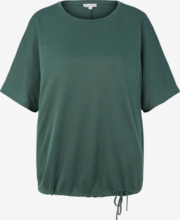 T-shirt TOM TAILOR en vert : devant