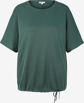 T-shirt TOM TAILOR en vert : devant