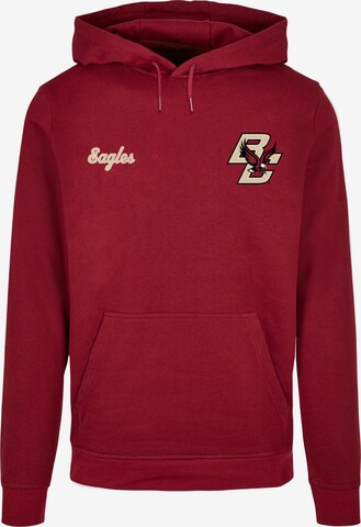 Merchcode Sweatshirt 'Boston College - BC Eagles' in Rot: predná strana