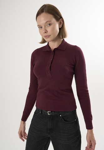 Pulover de la Felix Hardy pe roșu: față