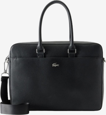 LACOSTE Messenger 'Lacoste Homme Sac Ordinateur Noir' – černá: přední strana