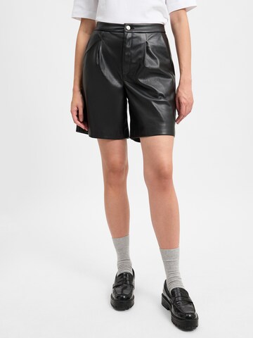 Marie Lund Loose fit Pants in Black: front