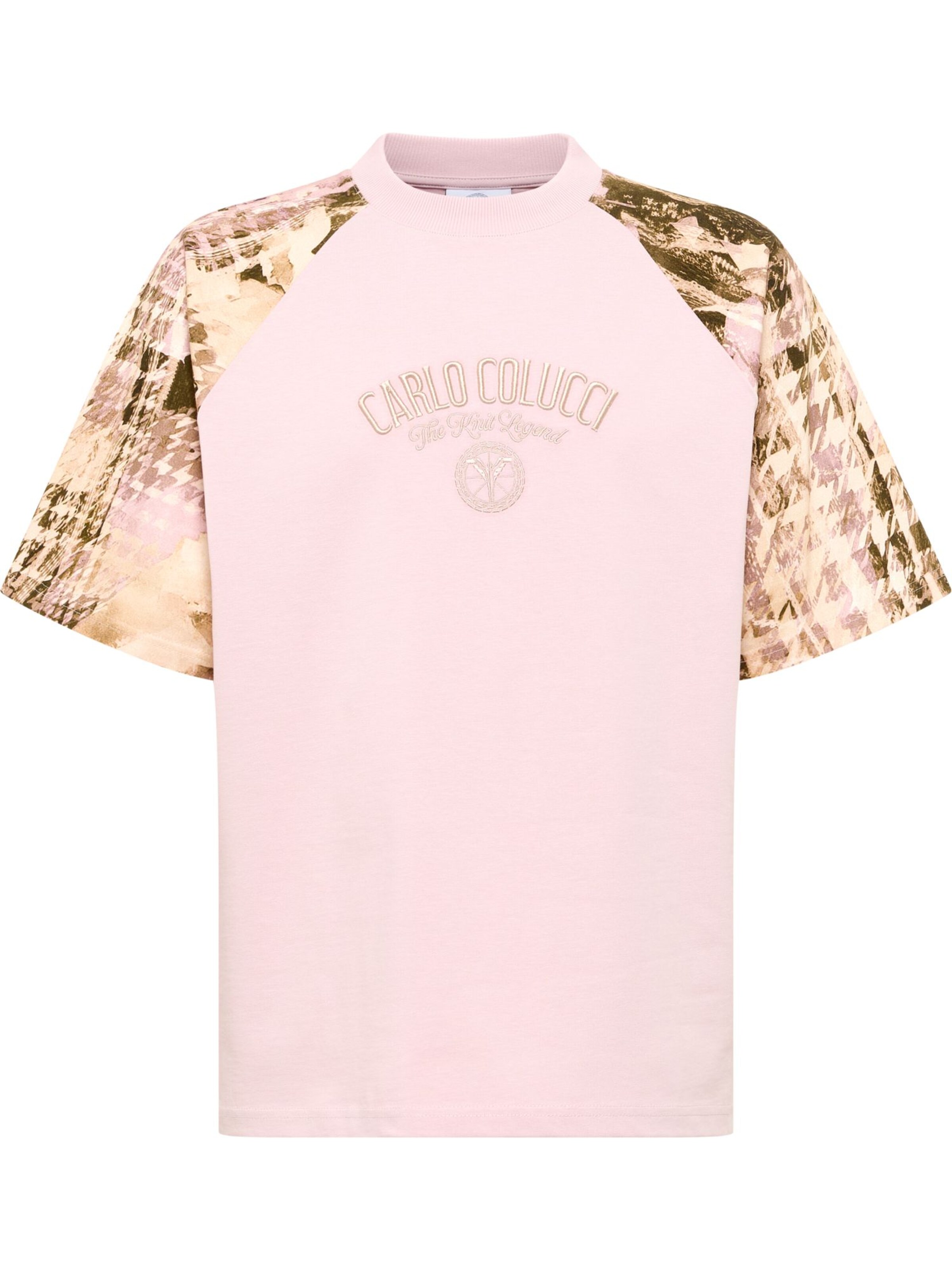 Carlo Colucci T-Shirt 'Felicetti' in Pink: Vorderseite