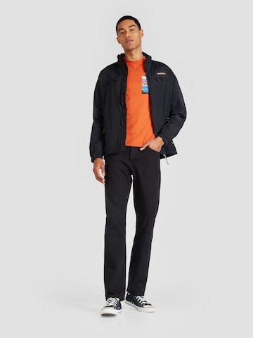 Lee Regular Jeans  'WEST' in Schwarz
