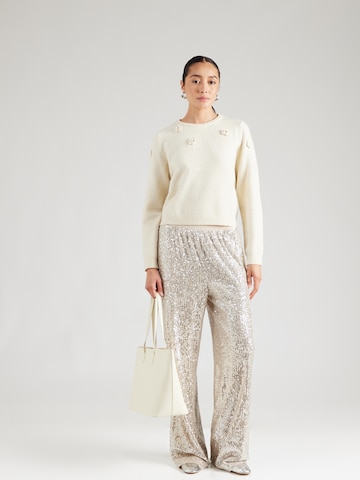 VERO MODA Trui 'VMROSE' in Beige