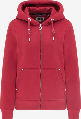 DreiMaster Maritim Sweatjacke in Rot: predná strana