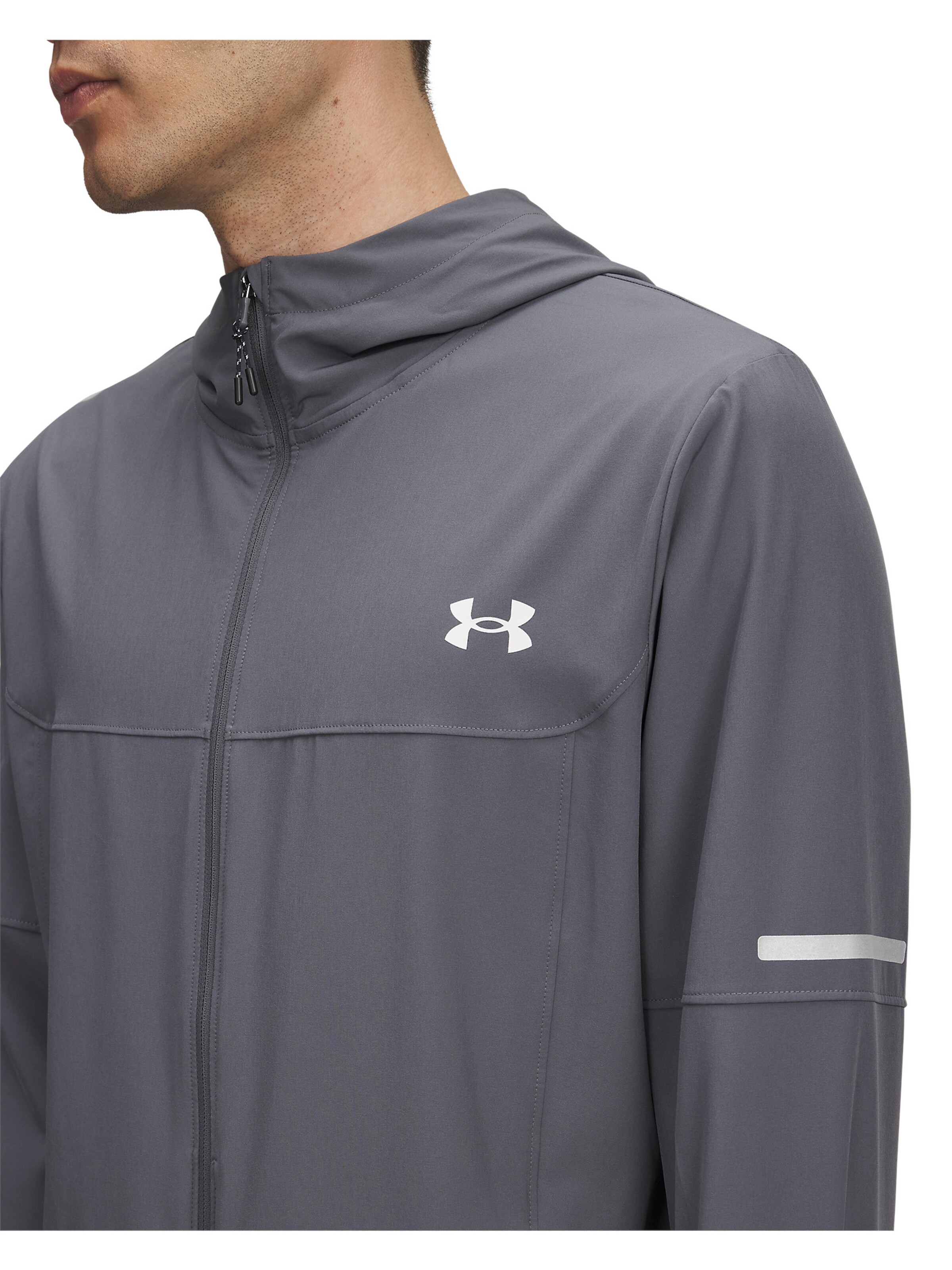 UNDER ARMOUR Sportjas in Grijs