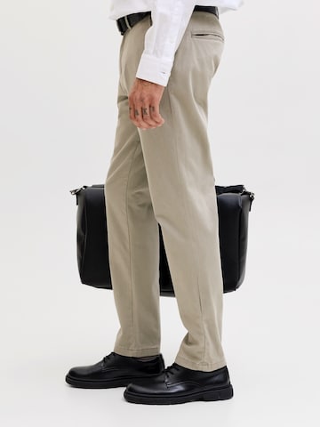 Coupe slim Pantalon chino 'JJIMarco JJBowie' JACK & JONES en vert