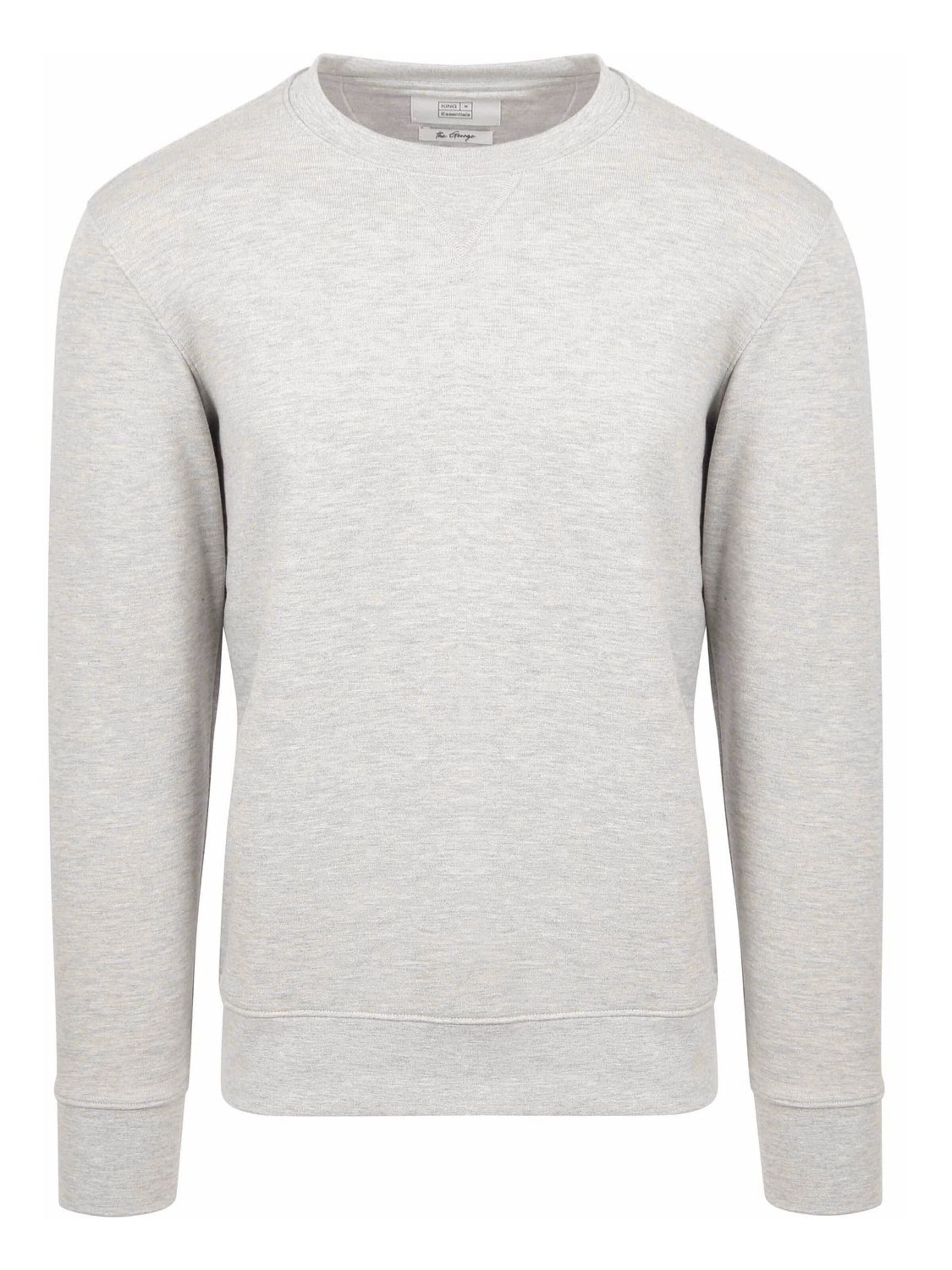 KING Essentials Trui 'The George' in Grijs: voorkant