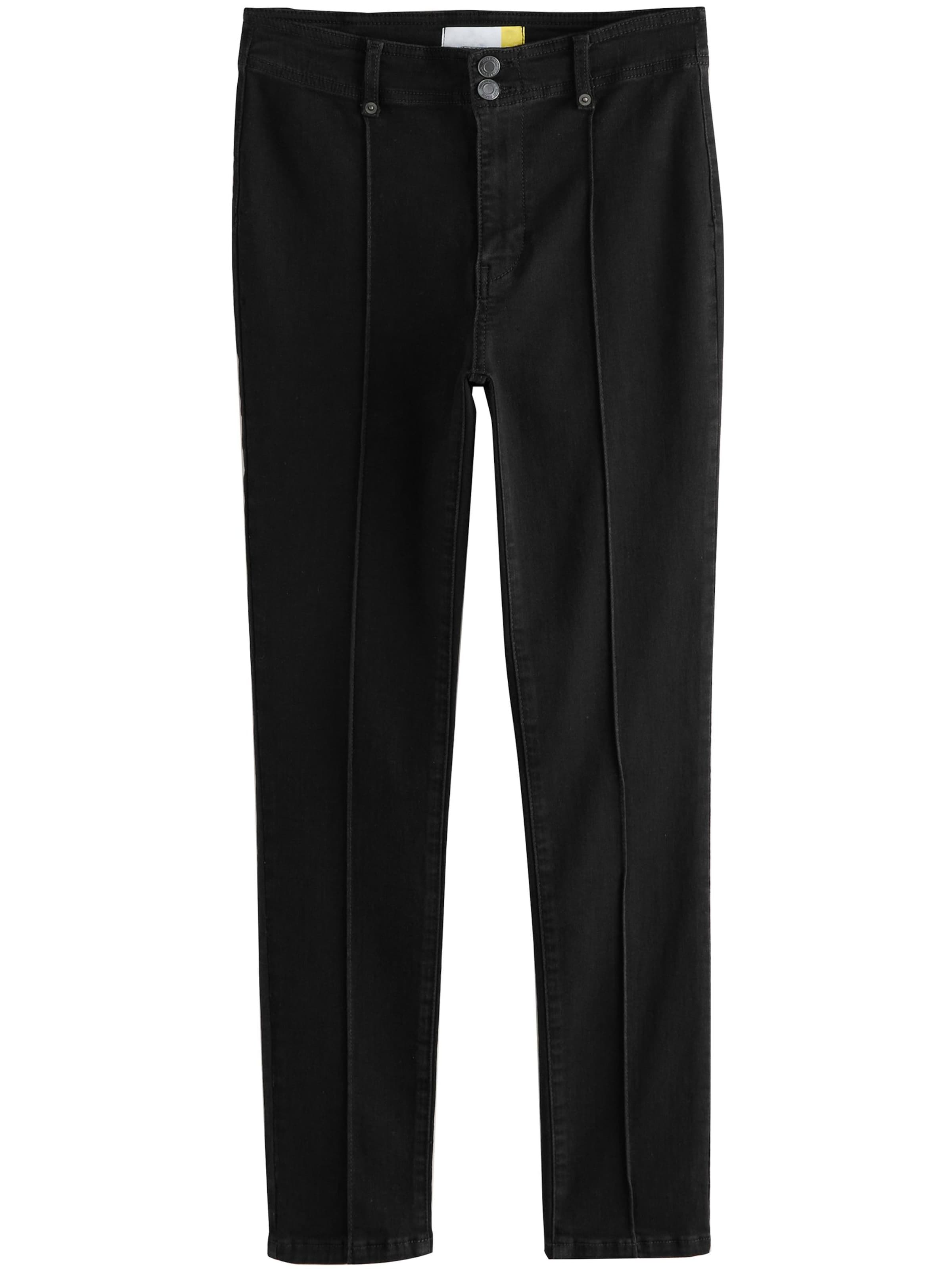 juoda Next Prigludęs Džinsai: priekis