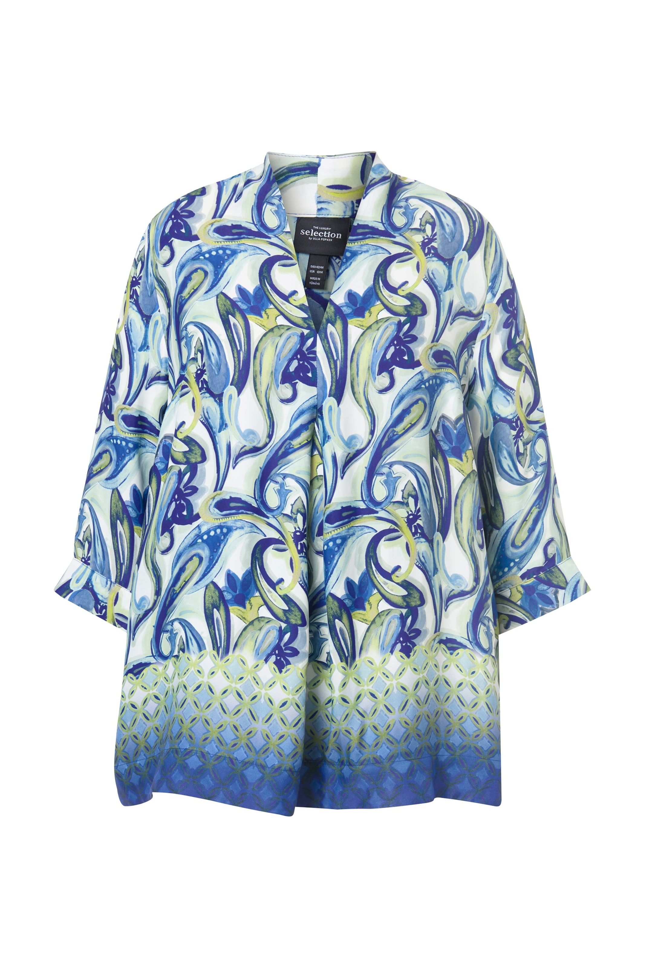 Ulla Popken Tunika in Blau: Vorderseite