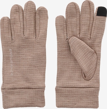 ENDURANCE Athletic Gloves 'Nevier' in Beige: front