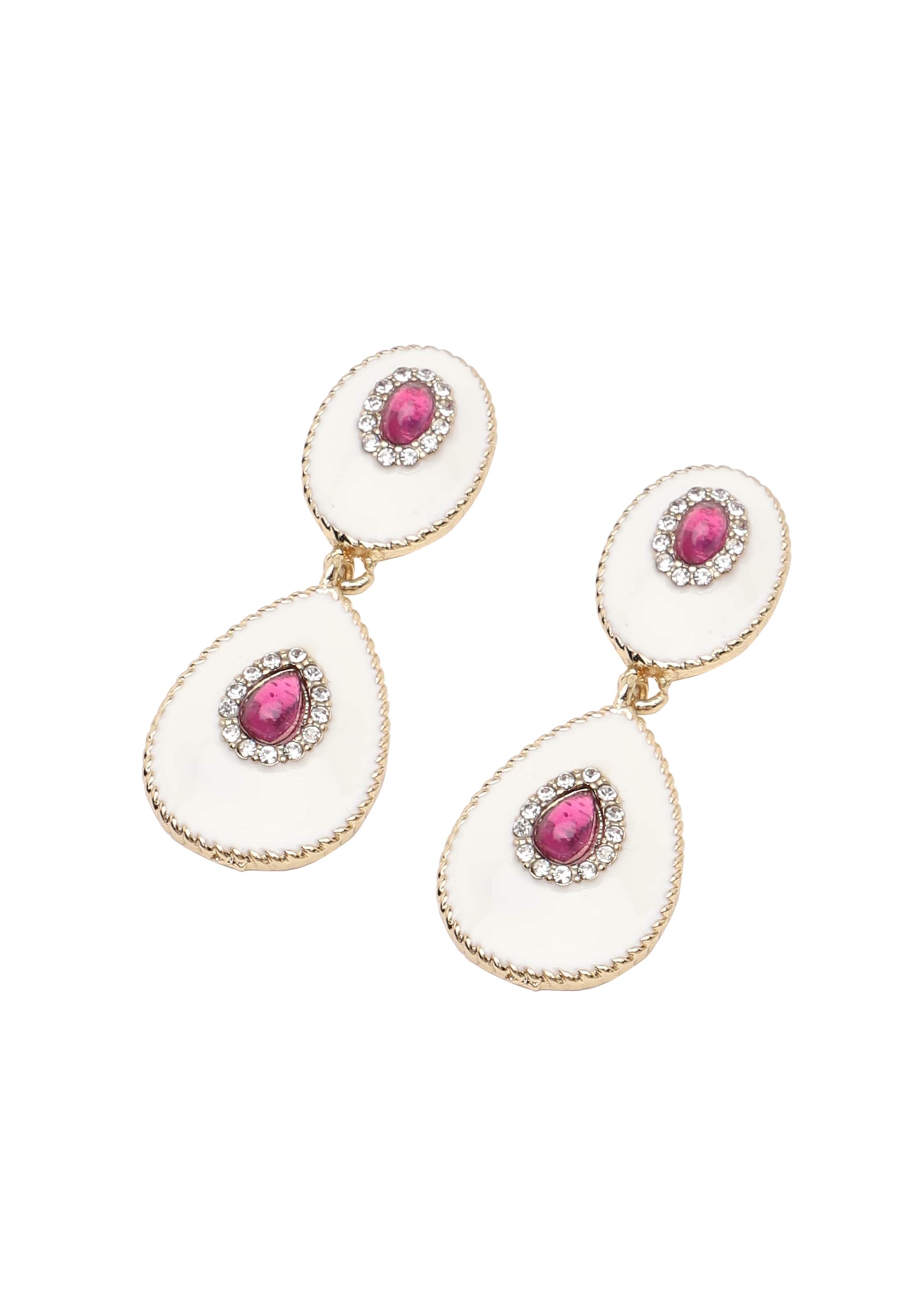 SOHI Earrings 'Berniece' in Mixed colors: front