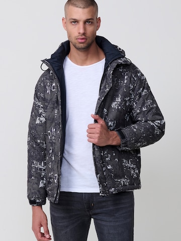 KOROSHI Zimná bunda - Čierna