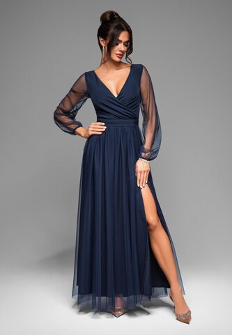 Robe de soirée Ombre en bleu