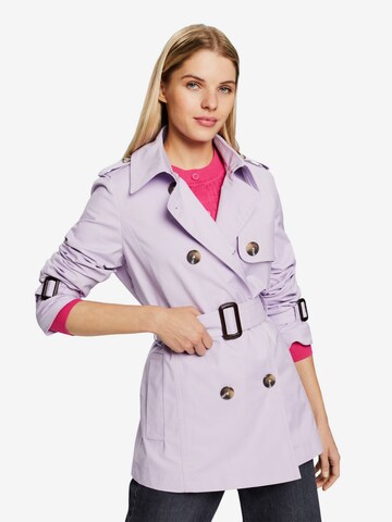 Manteau mi-saison ESPRIT en violet : devant