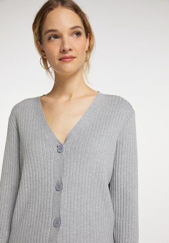 DreiMaster Maritim Knit Cardigan in Grey