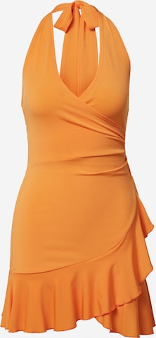 NLY by Nelly Καλοκαιρινό φόρεμα σε πορτοκαλί: μπροστά