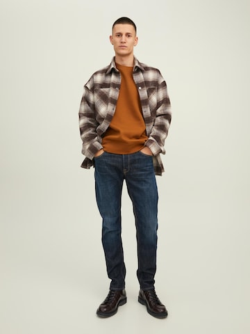 JACK & JONES Regularen Kavbojke 'Mike Wood' | modra barva