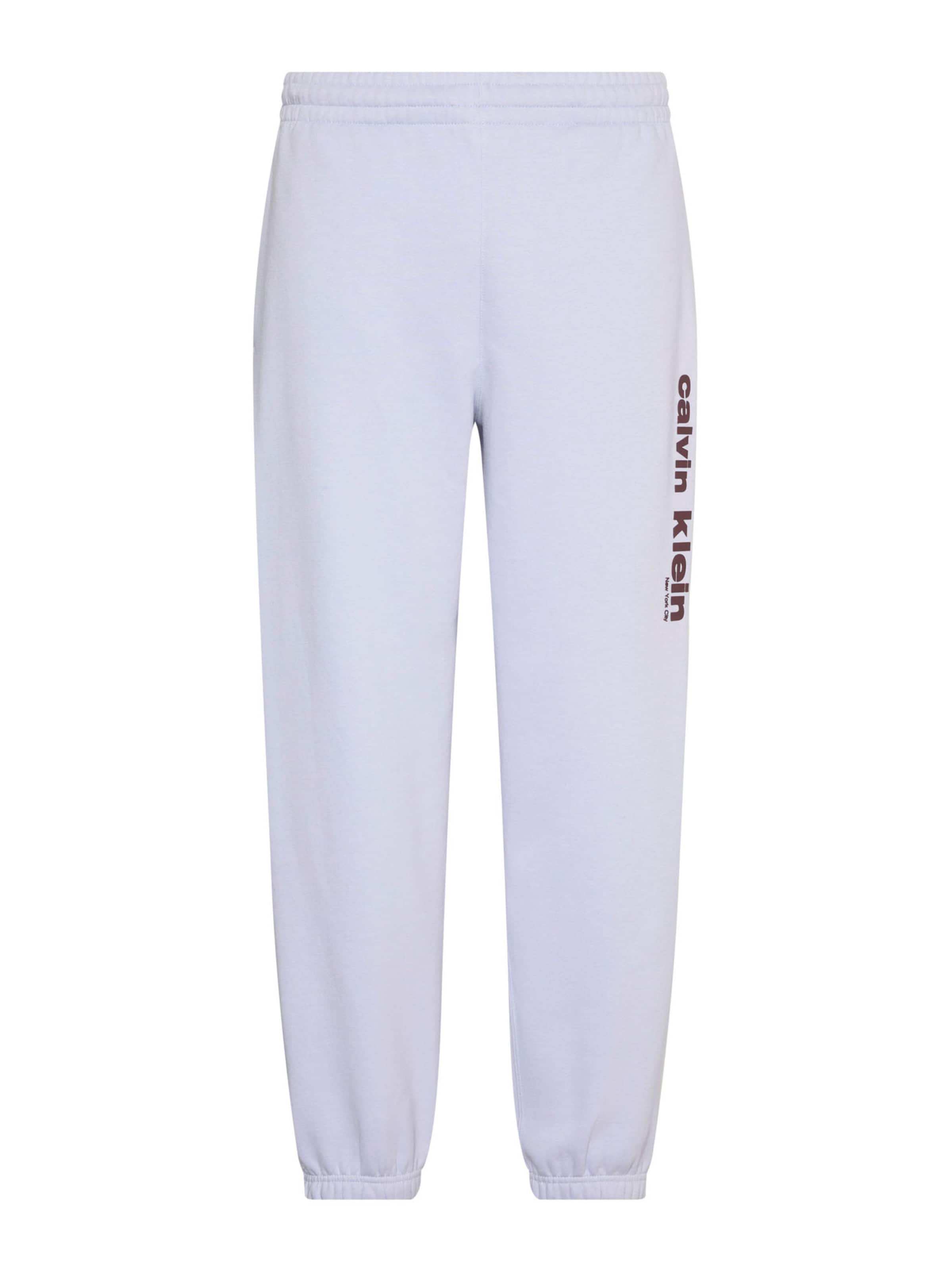 Calvin Klein Tapered Παντελόνι σε λιλά: μπροστά