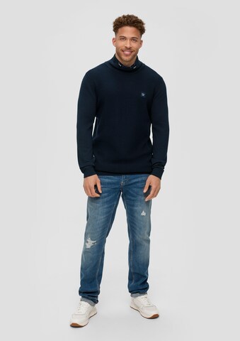 s.Oliver Men Big Sizes Pullover in Blau: Vorderseite