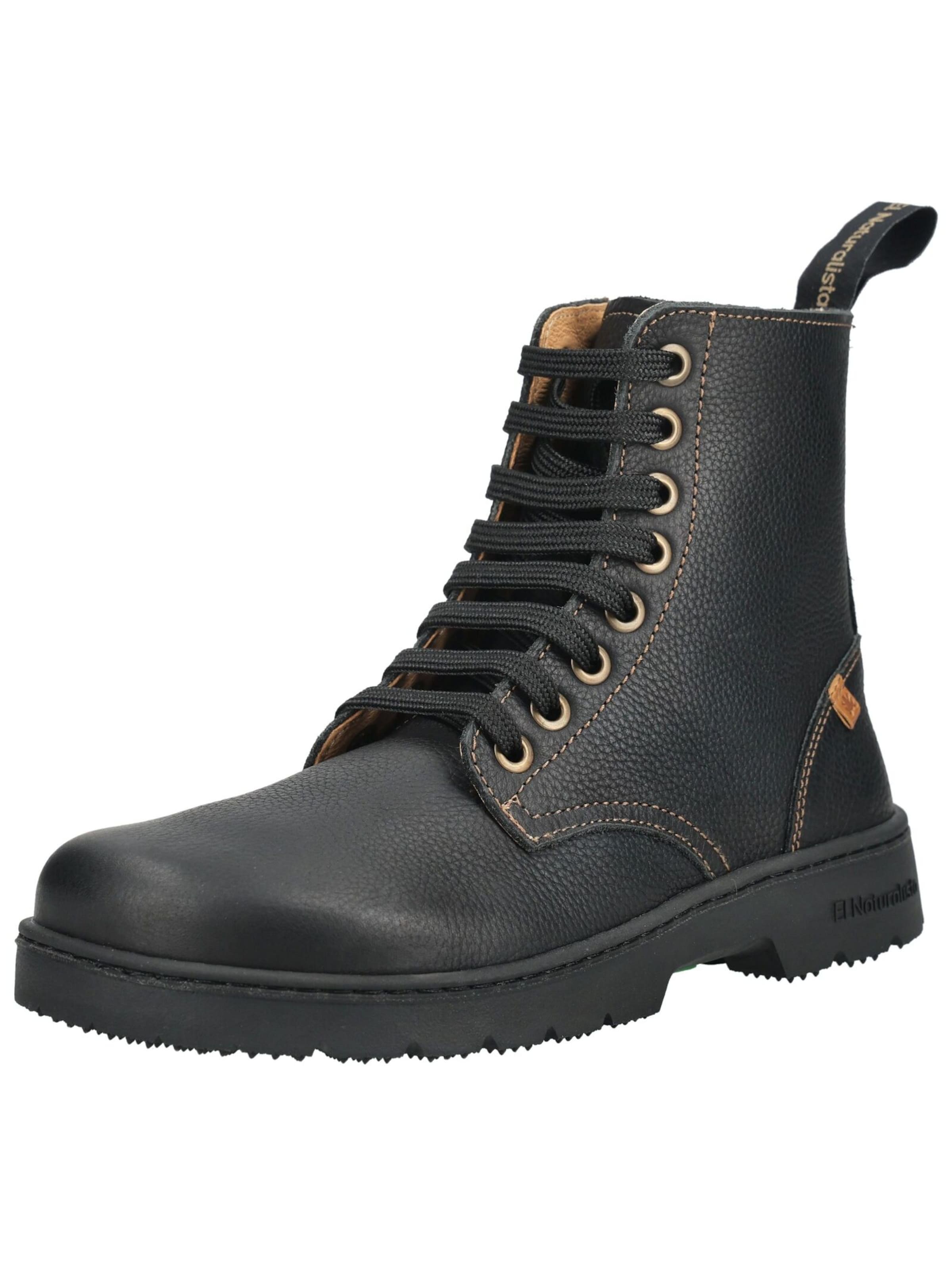 EL NATURALISTA Stiefelette in Schwarz: Vorderseite