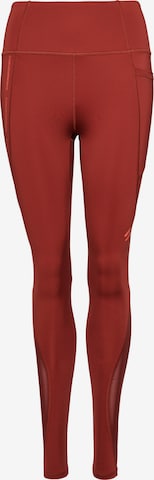 Superdry Skinny Workout Pants in Red: front