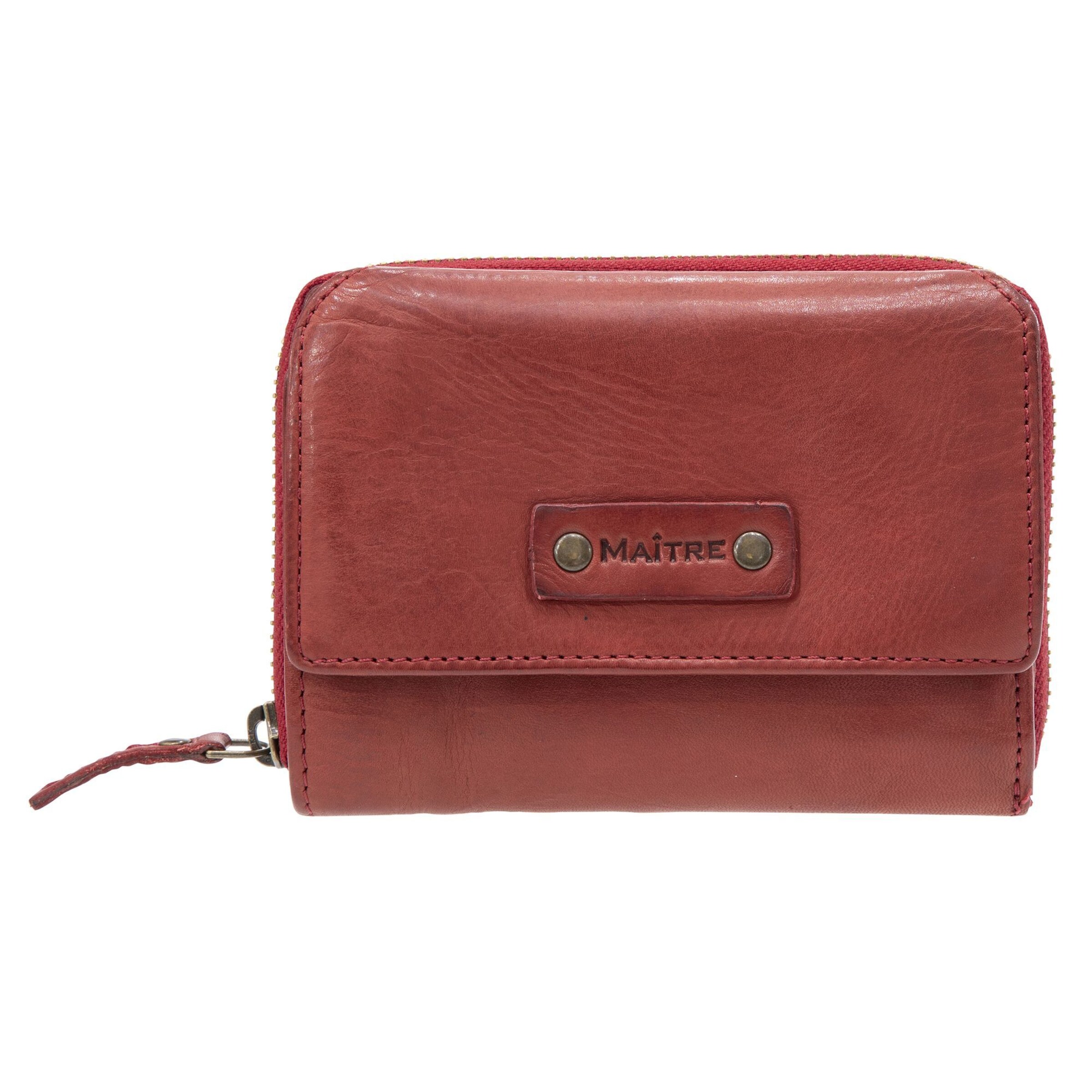 Maître Portemonnee 'Steinbach Dagrete' in Rood: voorkant