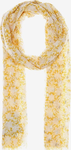 Le Temps Des Cerises Scarf & Wrap in One size in Yellow: front