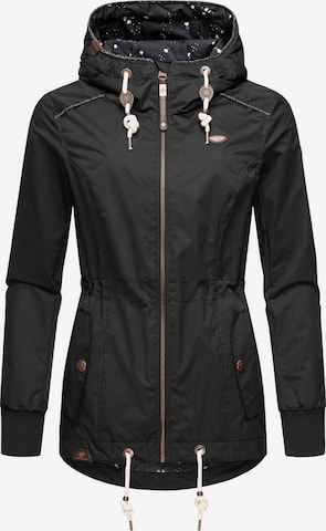 Ragwear Outdoor jacket 'Danka' in Black: front