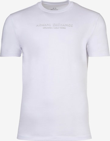 T-Shirt ARMANI EXCHANGE en blanc : devant