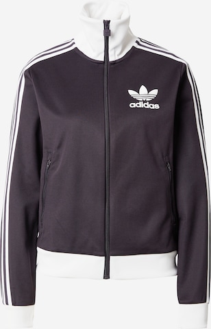 ADIDAS ORIGINALS - Sudadera con cremallera 'Beckenbauer' en negro: frente