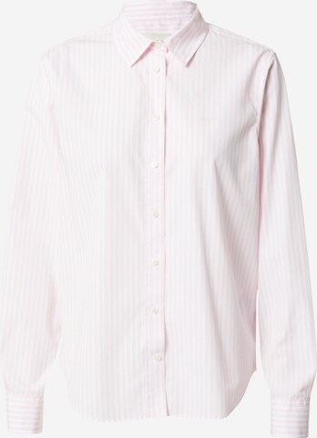 Camicia da donna di GANT in rosa: frontale