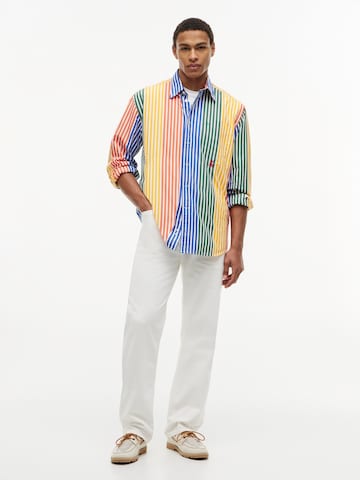 TOMMY HILFIGER Comfort Fit Hemd in Orange