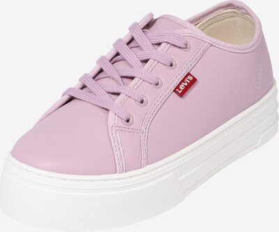 LEVI'S Niske tenisice 'TIJUANA' u sivkasto ljubičasta (mauve) / crvena / bijela, Pregled proizvoda