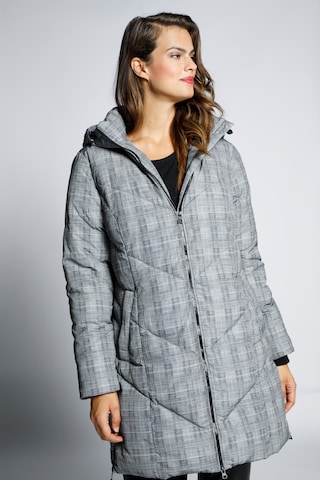 Ulla Popken Winter Jacket in Grey: front